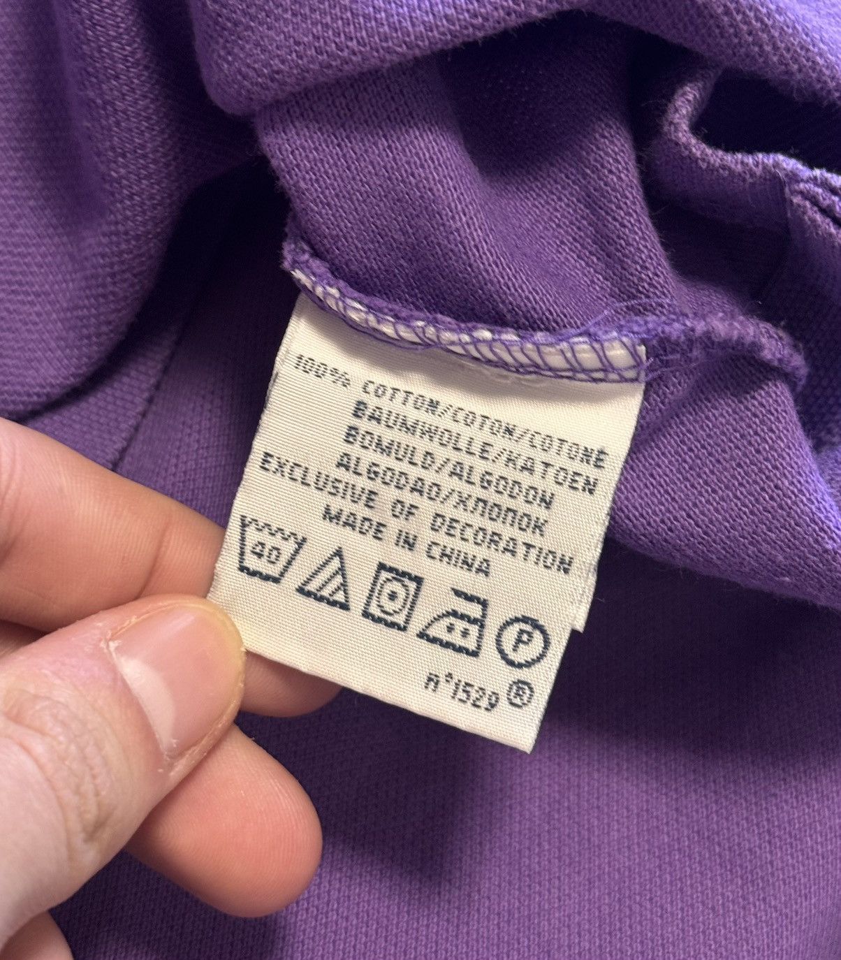 Polo Ralph Lauren × Vintage Vintage Polo Ralph Lauren Chief Keef Purple Polo Size US S / EU 44-46 / 1 - 8 Thumbnail