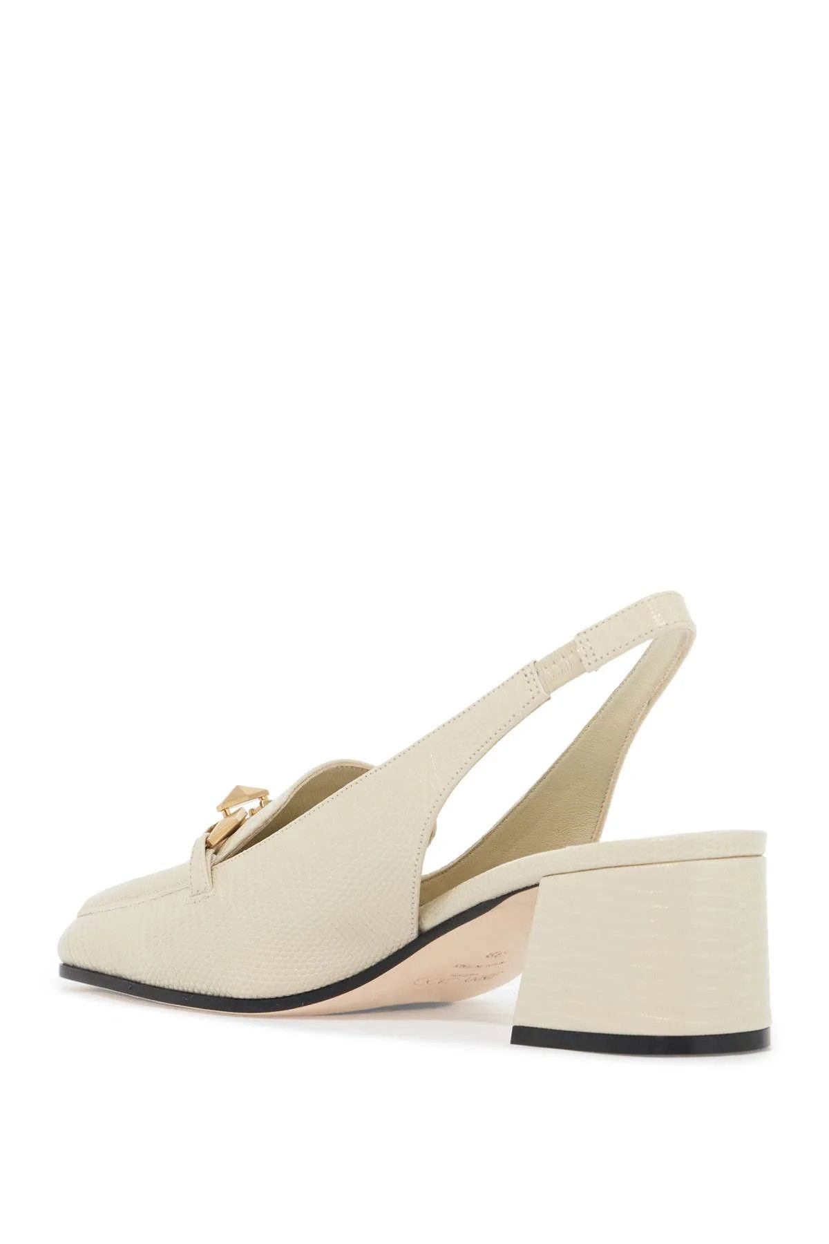 Jimmy Choo o1s22i1n1024 Slingback Diamond Tilda 45 Pumps in White Size US 9 / IT 39 - 3 Thumbnail