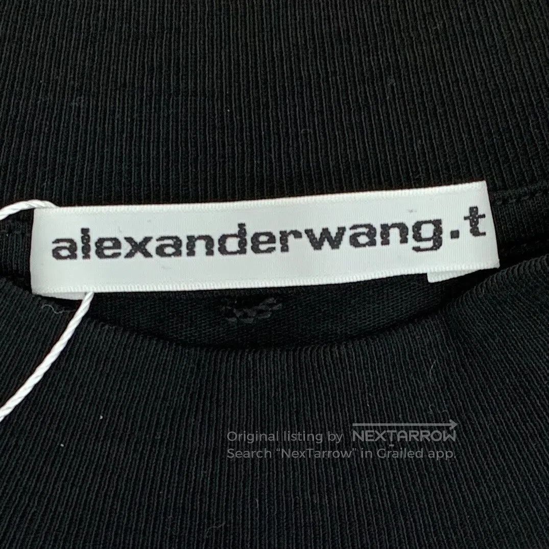 Alexander Wang Alexander Wang Black badge cotton crewneck long-sleeve hoo Size US XS / EU 42 / 0 - 6 Thumbnail