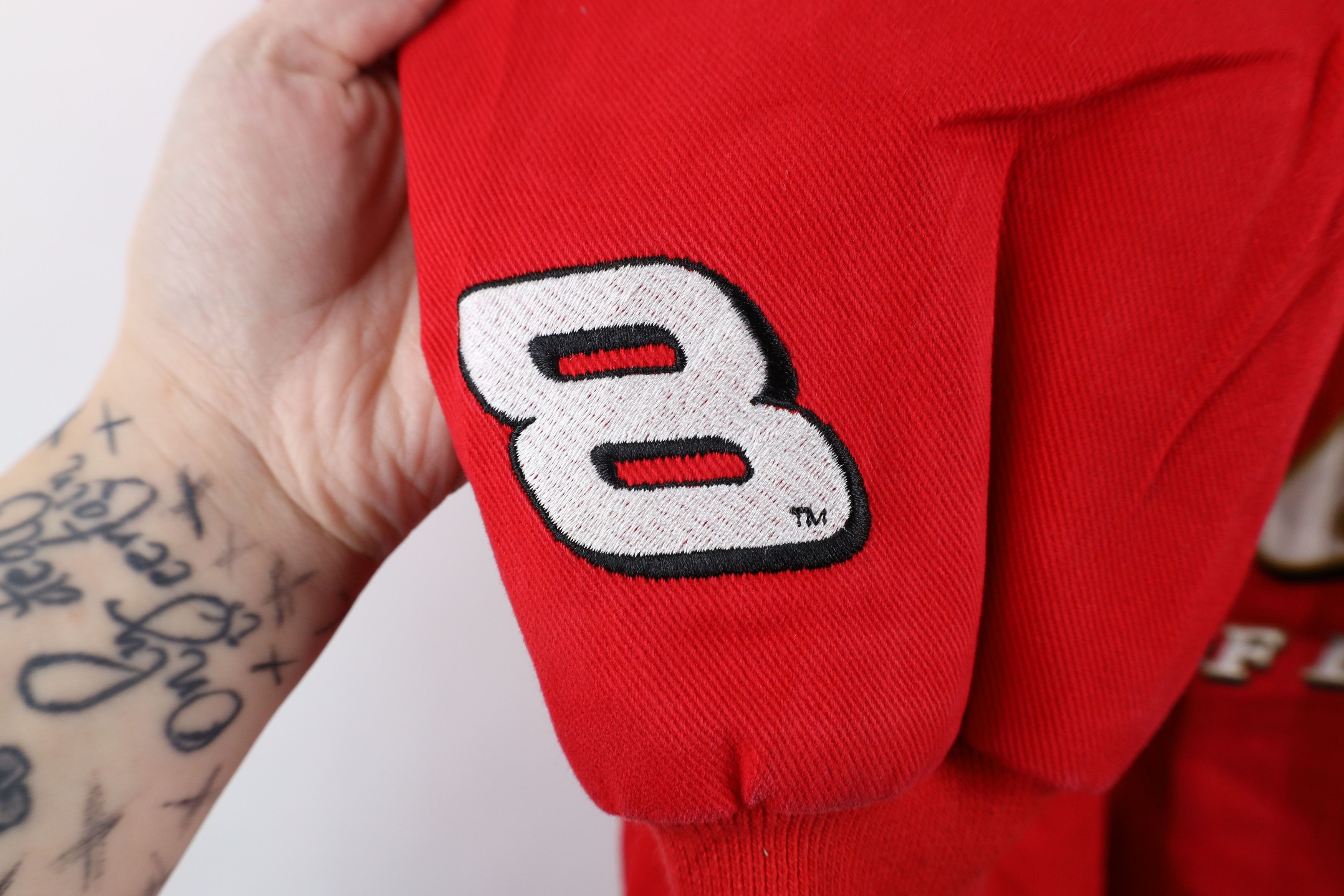 Vintage Vintage NASCAR Budweiser Dale Earnhardt Jr Pit Crew Jacket Size ONE SIZE - 10 Thumbnail