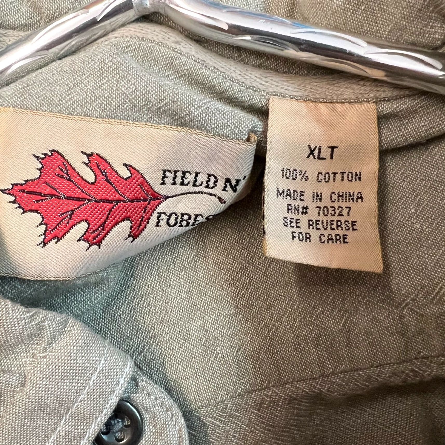 Vintage Field N Forest Big & Tall Outdoor Shirt Beige Short Sleeve Button Down XLT Mens Size US XL / EU 56 / 4 - 6 Thumbnail