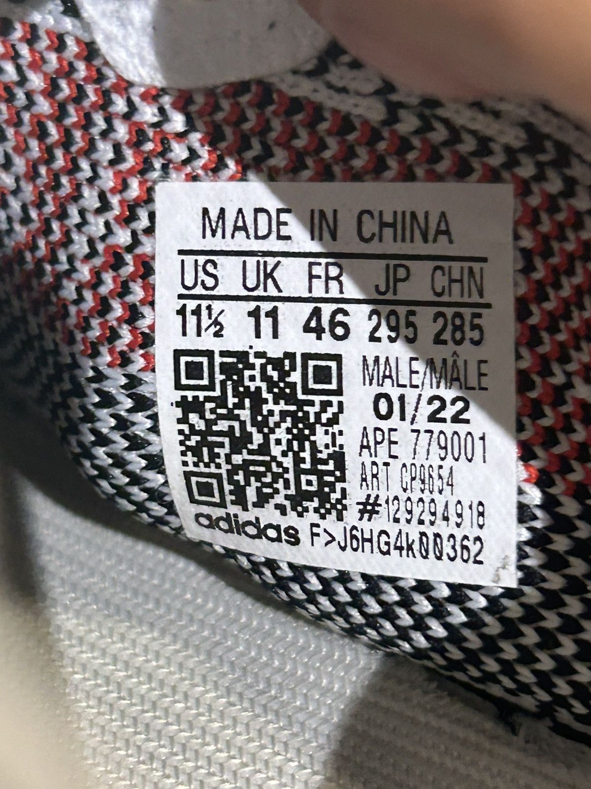Yeezy Yeezy 350 Zebra 2022 Size US 11.5 / EU 44-45 - 11 Thumbnail