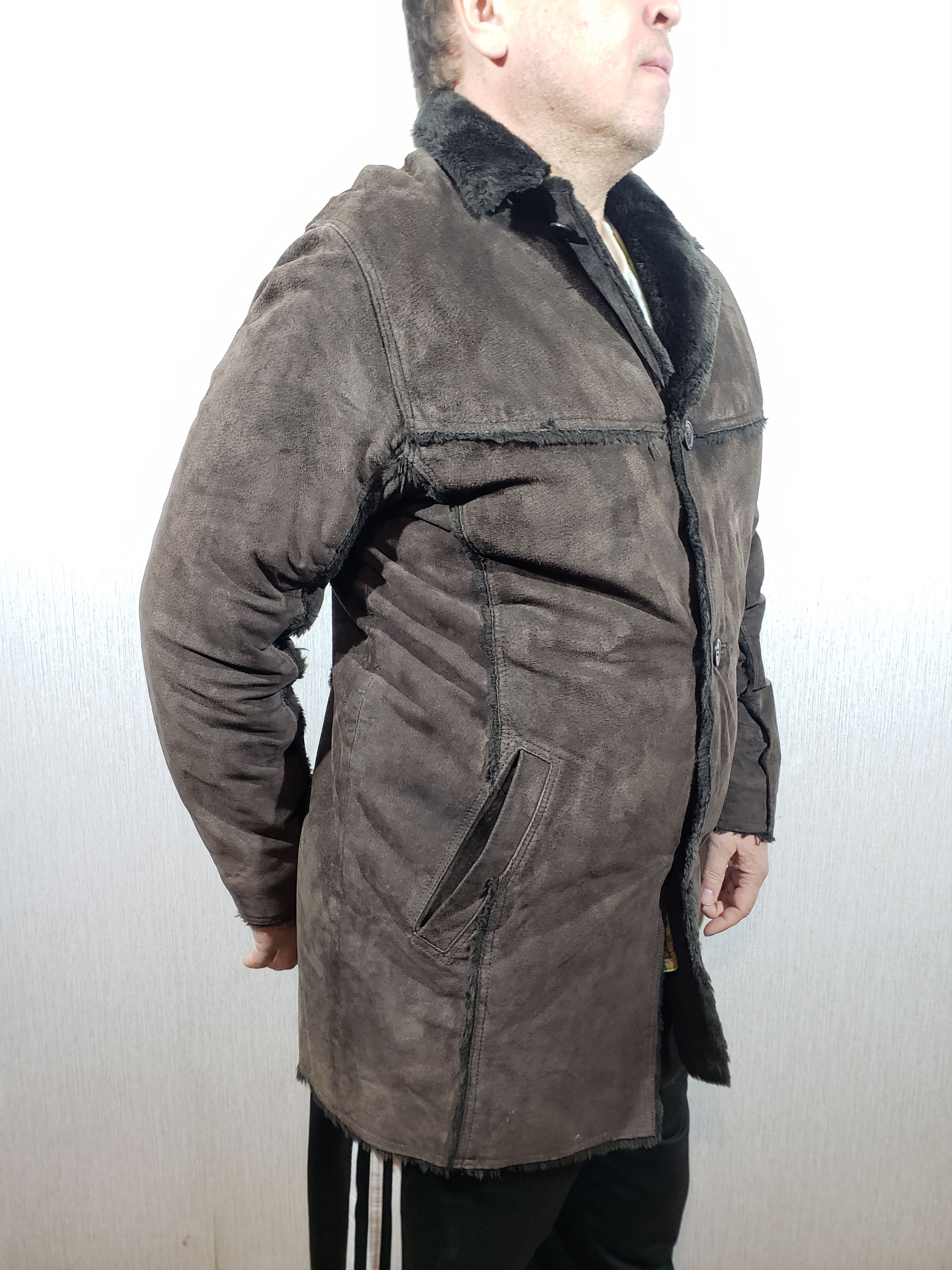 Other Brown men's leather jacket. Size US L / EU 52-54 / 3 - 3 Thumbnail