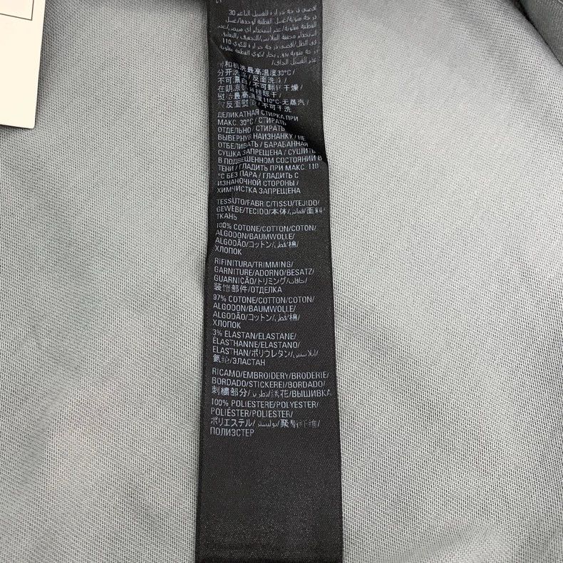 Other Balenciaga Grey logo monogram embroidered cotton crew neck Size XXS / US 00 / IT 34 - 7 Thumbnail