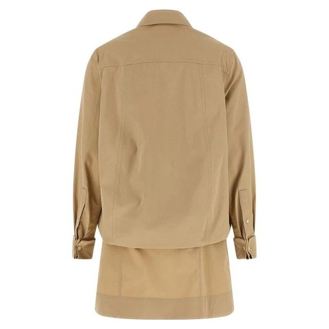 Loewe LOEWE Beige Layered construction Dress New & Authentic (Wome Size XS / US 0-2 / IT 36-38 - 2 Thumbnail