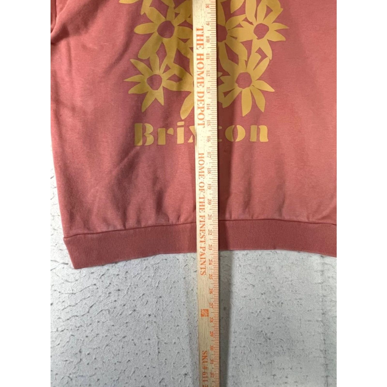 Brixton Brixton Sweatshirt Crew Neck Flowers Graphics Size Small Women Adult Regular Pullover Orange 90s Floral Outdoor Logo Size S / US 4 / IT 40 - 5 Thumbnail
