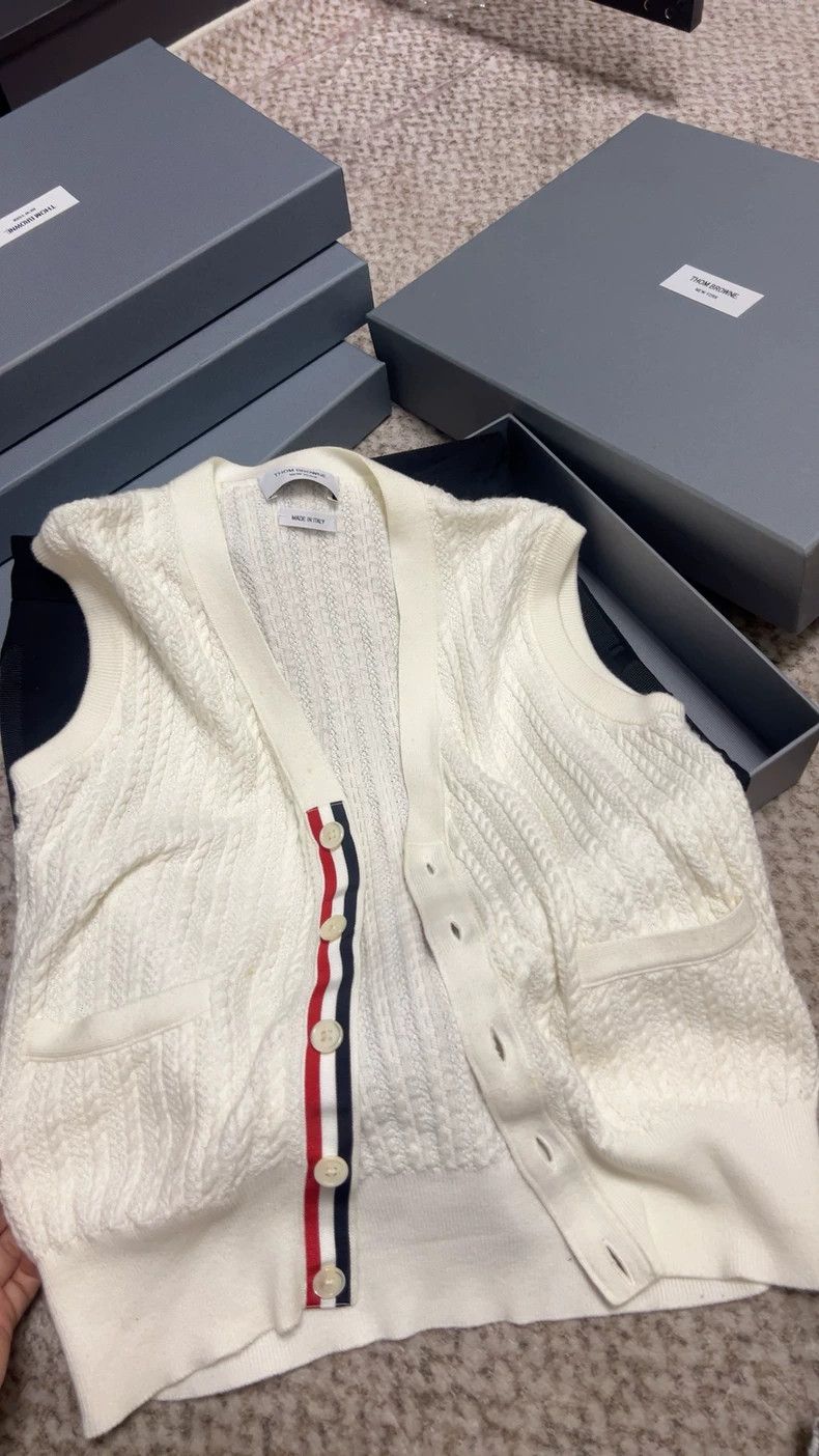 Thom Browne Thom Browne Knitted cardigan Size M / US 6-8 / IT 42-44 - 1 Thumbnail