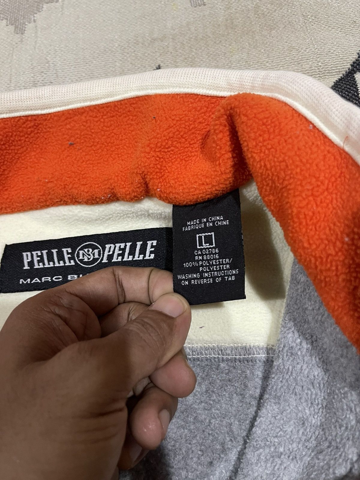 Marc Buchanan VINTAGE Y2K PELLE PELLE MARC BUCHANAN FLEECE SWEATSHIRT Size US L / EU 52-54 / 3 - 10 Thumbnail