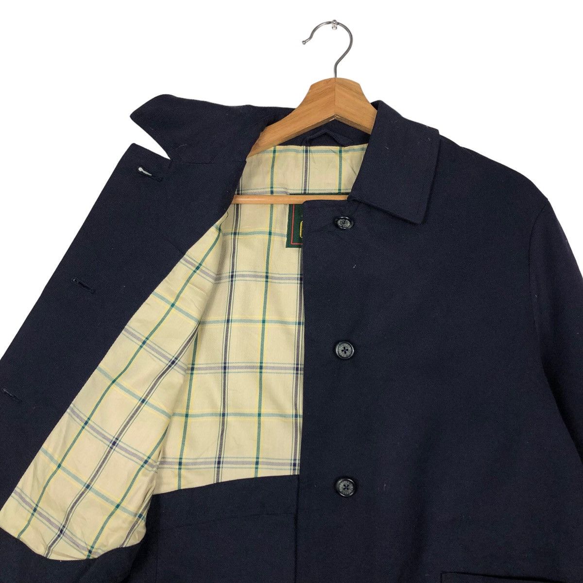 Vintage Vintage Grenfell Made in England Chore Jacket Tartan Design Size US M / EU 48-50 / 2 - 12 Thumbnail