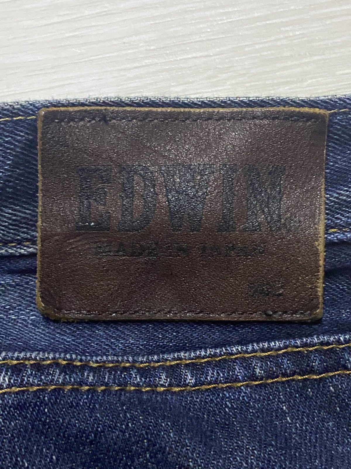Edwin Vintage Japanese Brand Edwin 502 Mud Wash Distressed Jeans Size US 36 / EU 52 - 11 Thumbnail