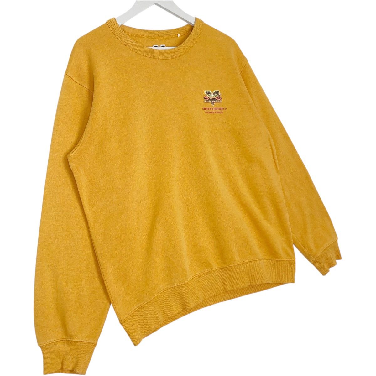 Vintage Vintage 90s Street Fighter V Sweatshirt Crewneck Yellow Size US L / EU 52-54 / 3 - 3 Thumbnail