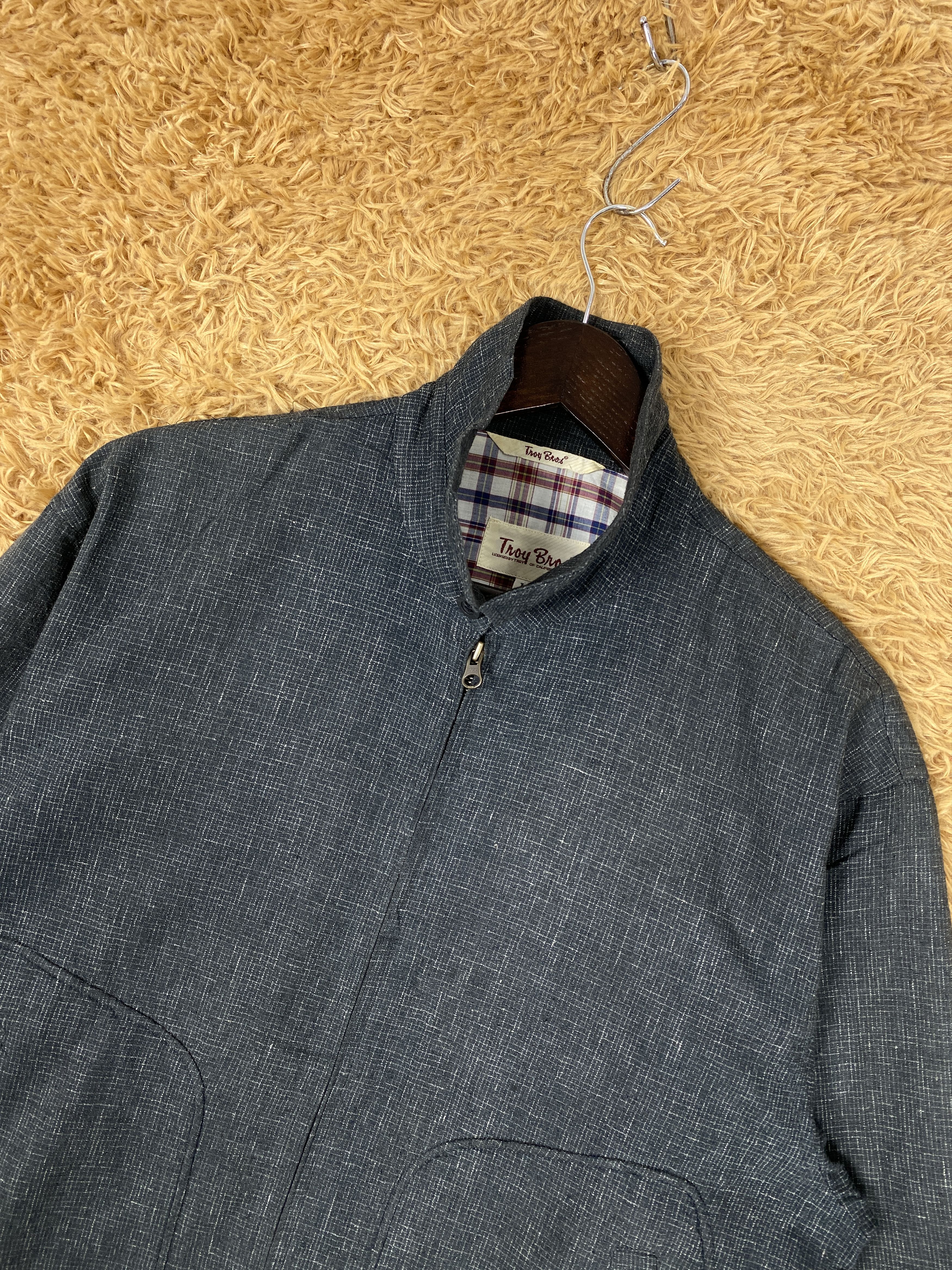 Japanese Brand Vintage Troy Bros Flannel Lining Jacket J2113 Size US S / EU 44-46 / 1 - 2 Thumbnail