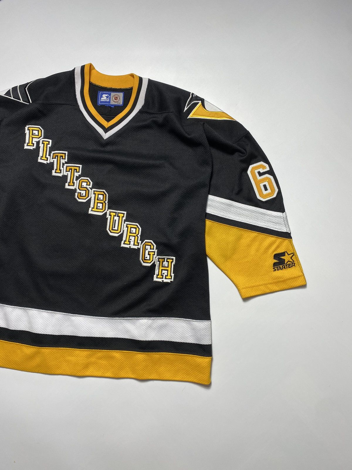 Ccm × Starter × Vintage Snoop Dog style 90s Pittsburgh Penguins Jagr CCM Jersey Size US S / EU 44-46 / 1 - 5 Thumbnail