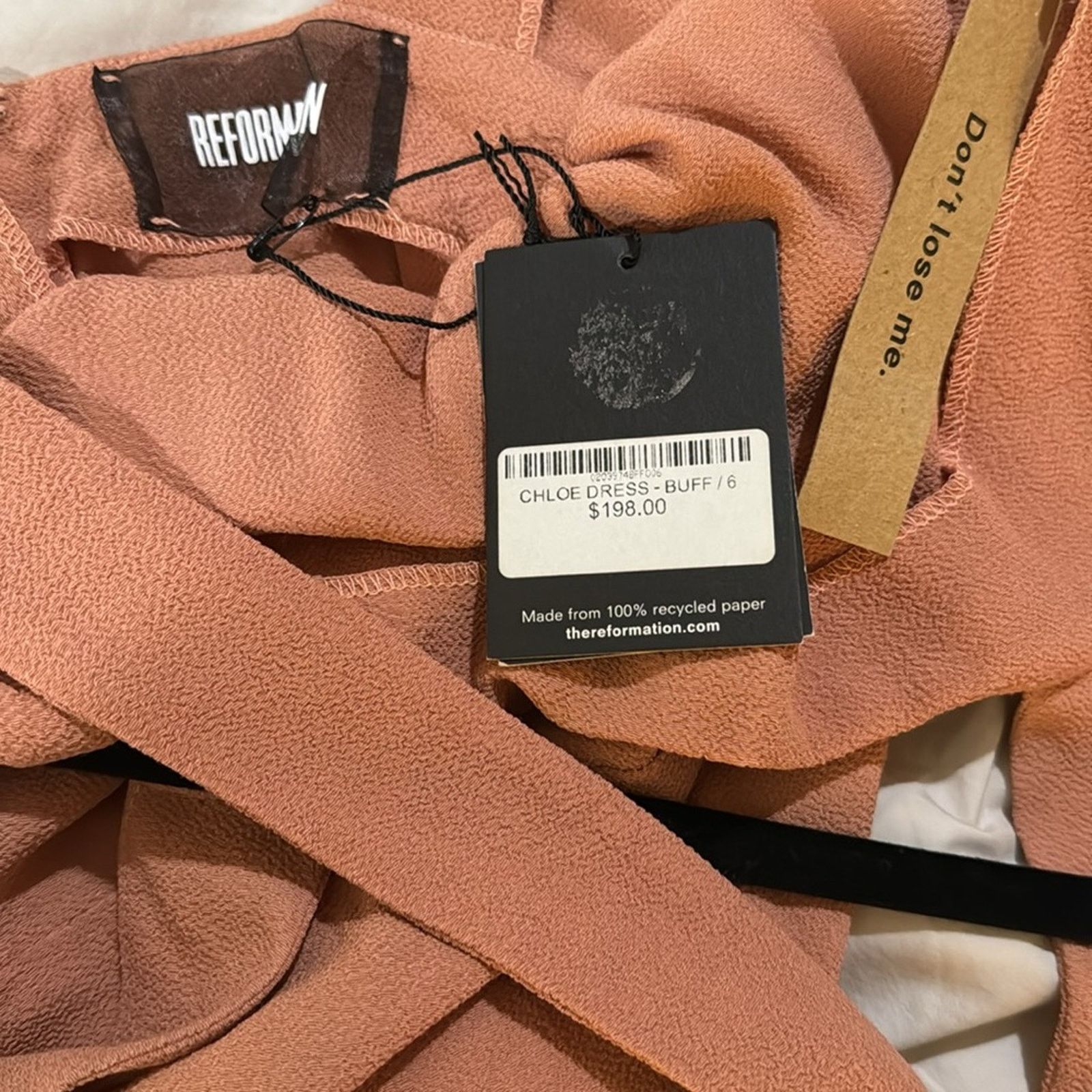 Reformation Reformation Chloe Midi Dress in Buff Size 6 Size M / US 6-8 / IT 42-44 - 8 Thumbnail