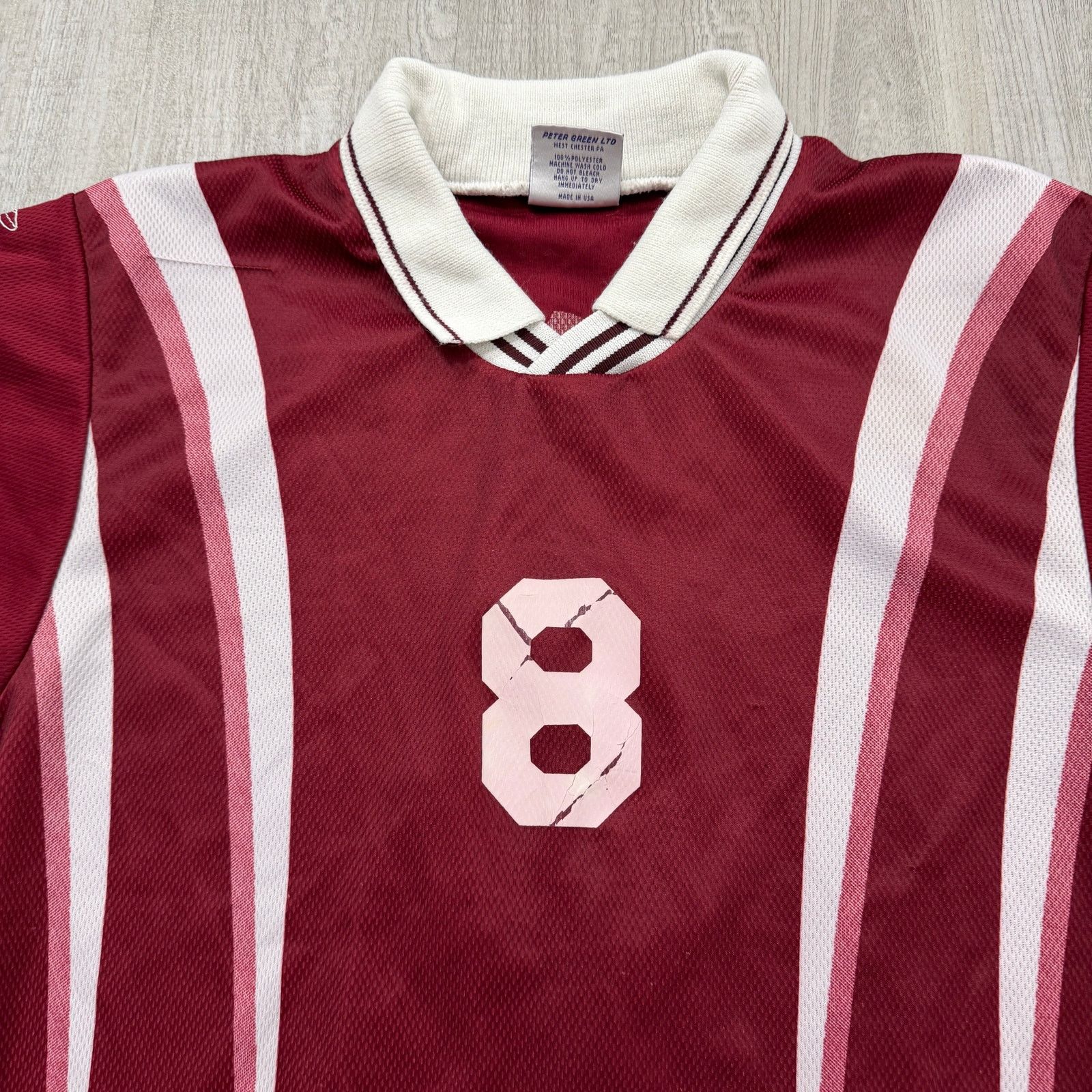 Vintage Vintage Dynamic Soccer Collared Jersey Small Red 90s Futbol Size US S / EU 44-46 / 1 - 3 Thumbnail