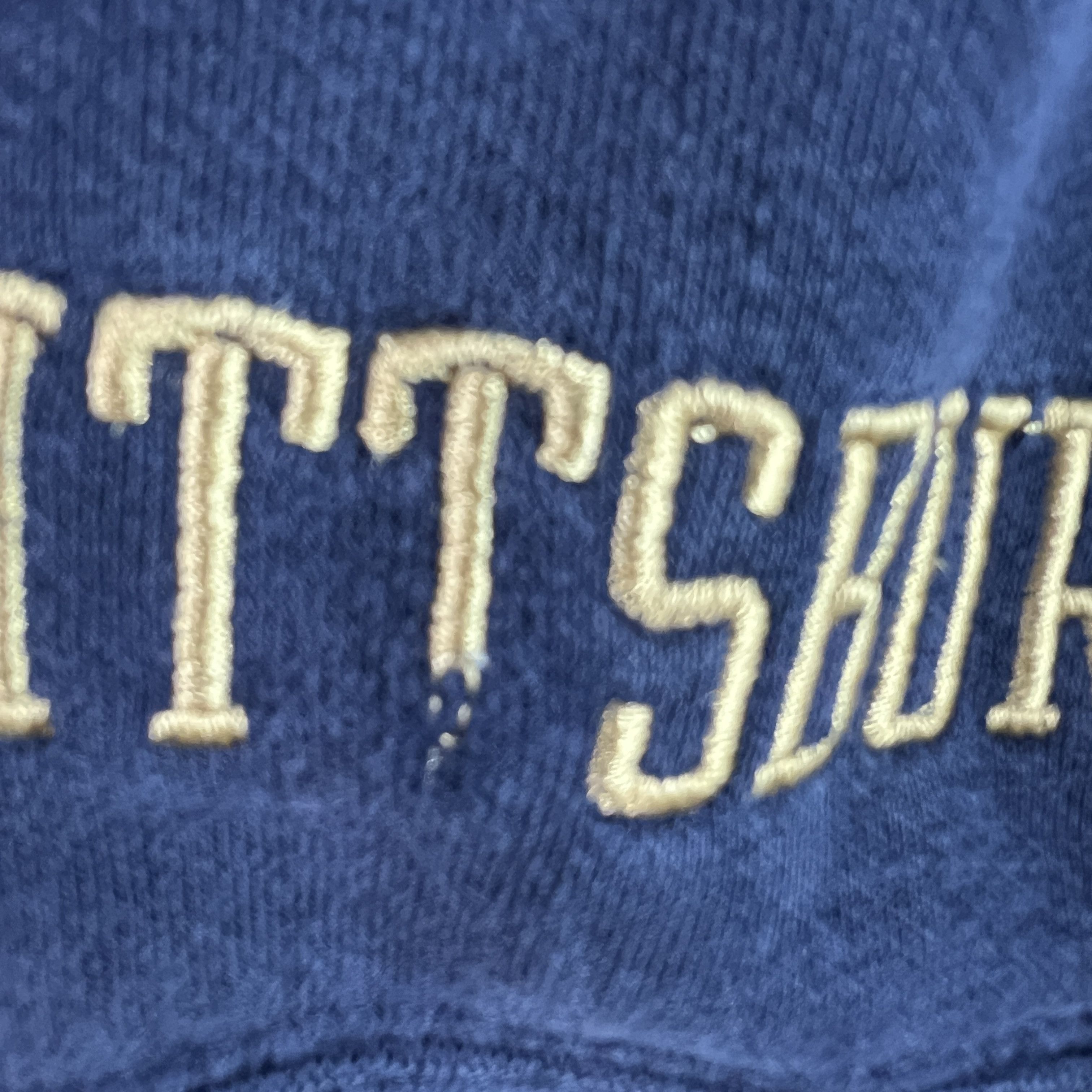 NCAA Pittsburgh Pitt Panthers Sweatshirt Blue Faded Hoodie Size US XXL / EU 58 / 5 - 2 Thumbnail