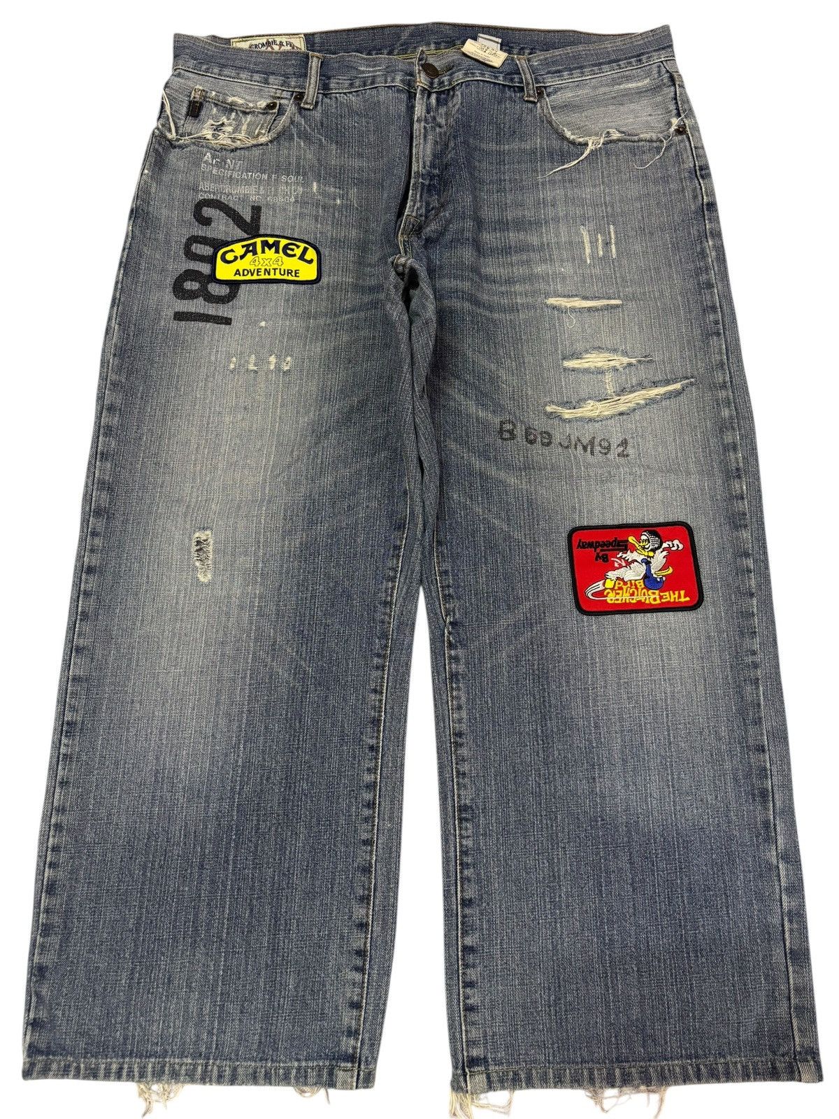 Abercrombie & Fitch Vtg Abercrombie & Fitch Capri Jeans Size US 38 / EU 54 - 1 Thumbnail