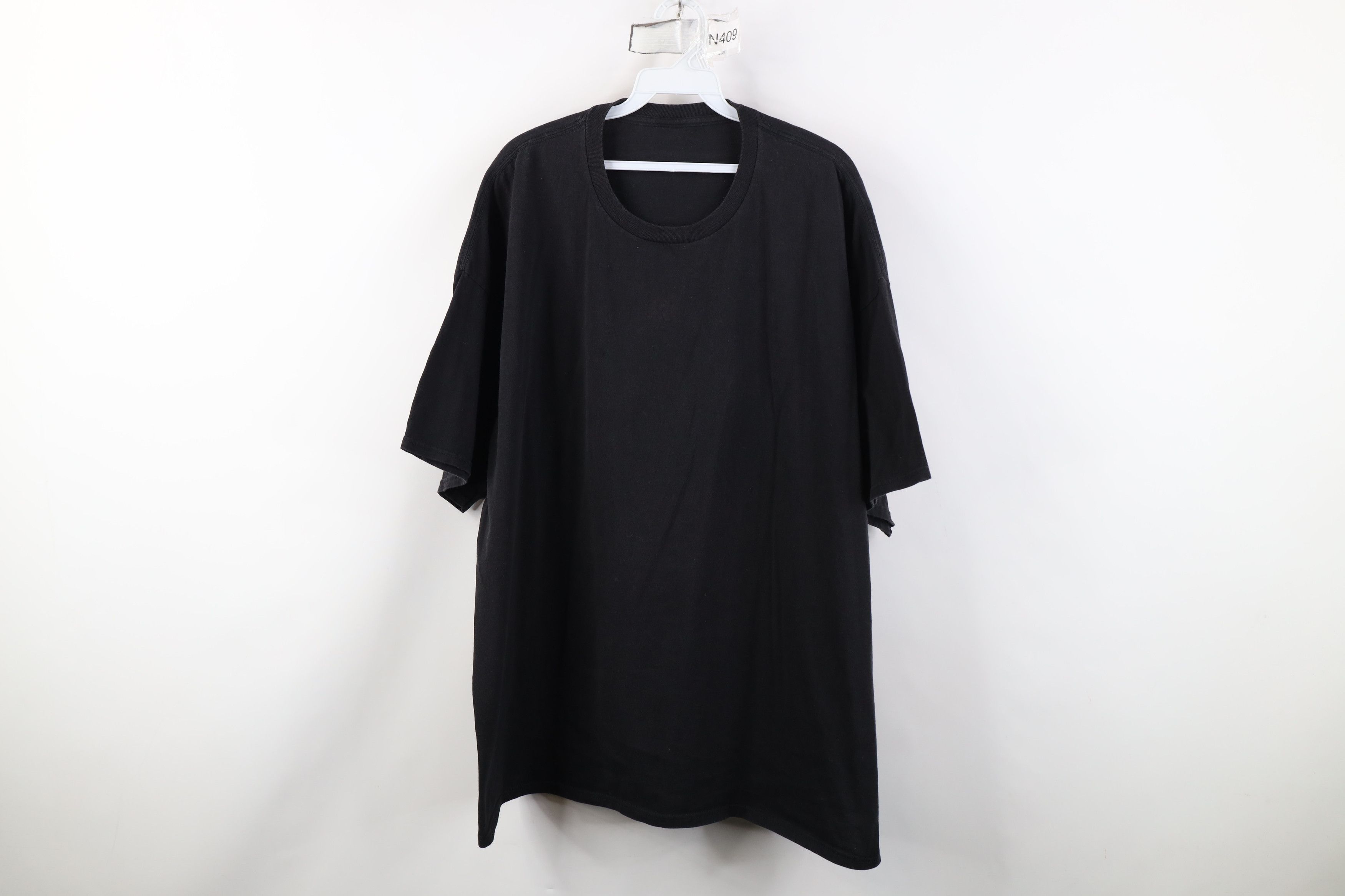 Vintage Vintage 90s Y2K Streetwear Short Sleeve T-Shirt Black Cotton Size US XXL / EU 58 / 5 - 1 Thumbnail
