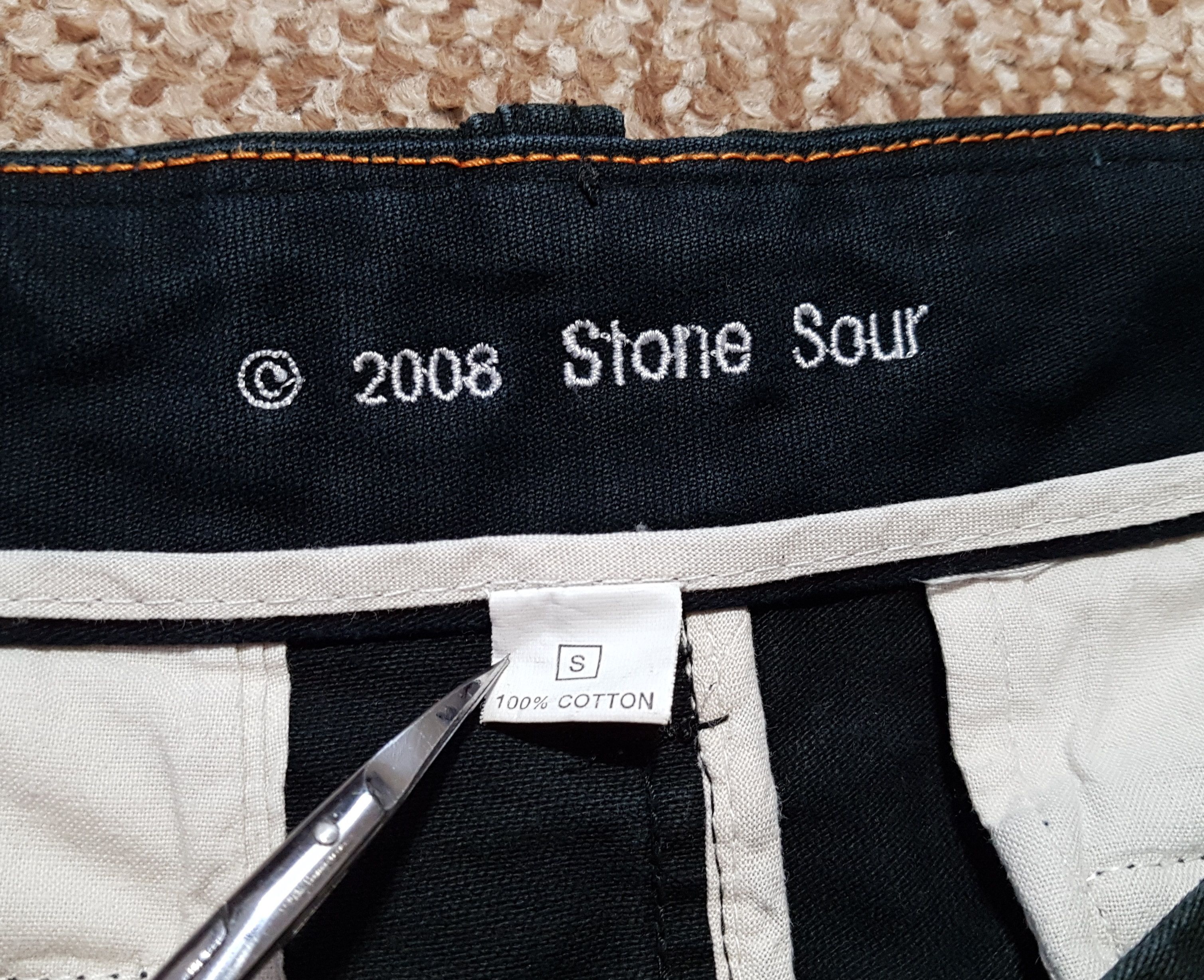 Band Tees Vintage Stone Sour Cargo Shorts Slipknot Rock Band 2008 sz S Size US 30 / EU 46 - 9 Thumbnail