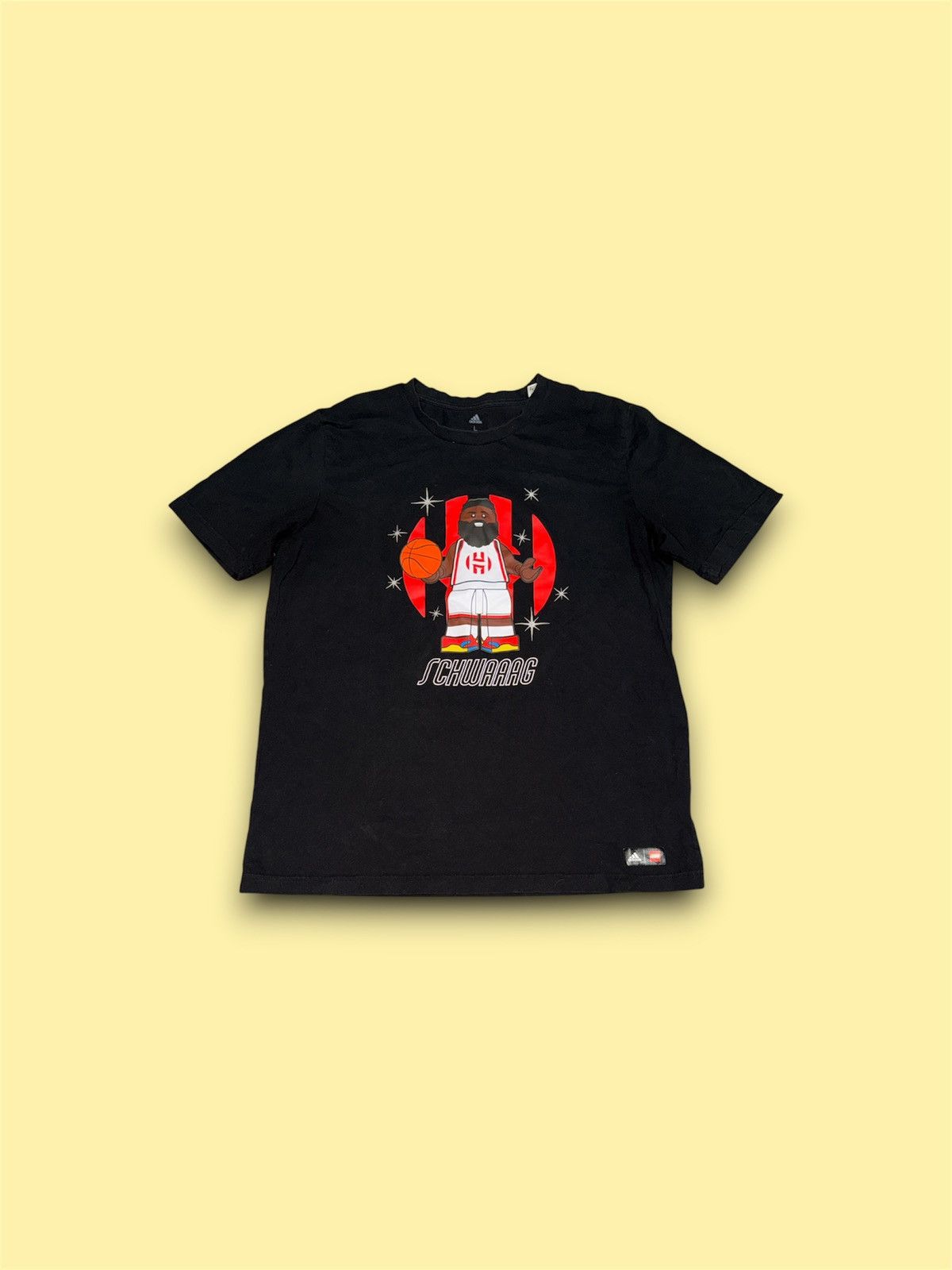 Adidas Adidas Lego® James Harden Schwaaag T Shirt Size Large UG2714 Size US L / EU 52-54 / 3 - 1 Thumbnail