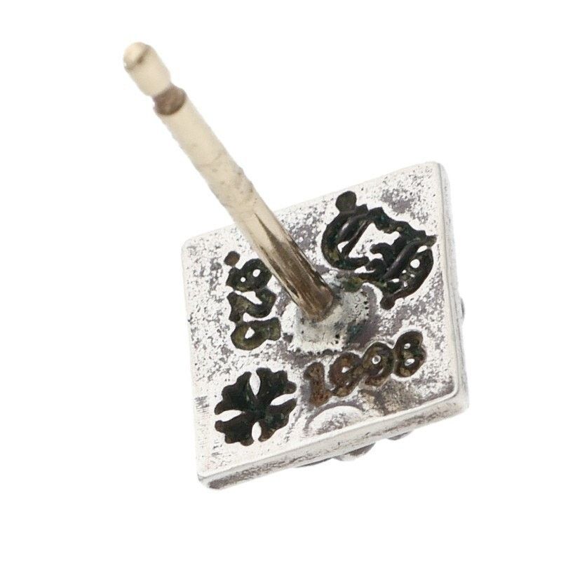 Chrome Hearts Chrome Hearts Silver Pyramid Stud Earring Size ONE SIZE - 3 Thumbnail
