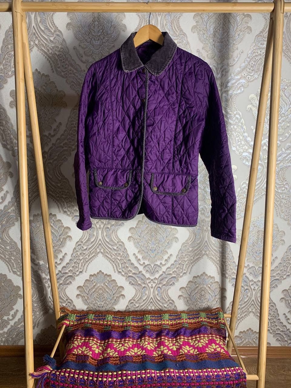 Barbour × Vintage VERY RARE BARBOR VINTAGE QUILT JACKET ENGLAND STYLE Y2K 90s Size XL / US 12-14 / IT 48-50 - 1 Thumbnail