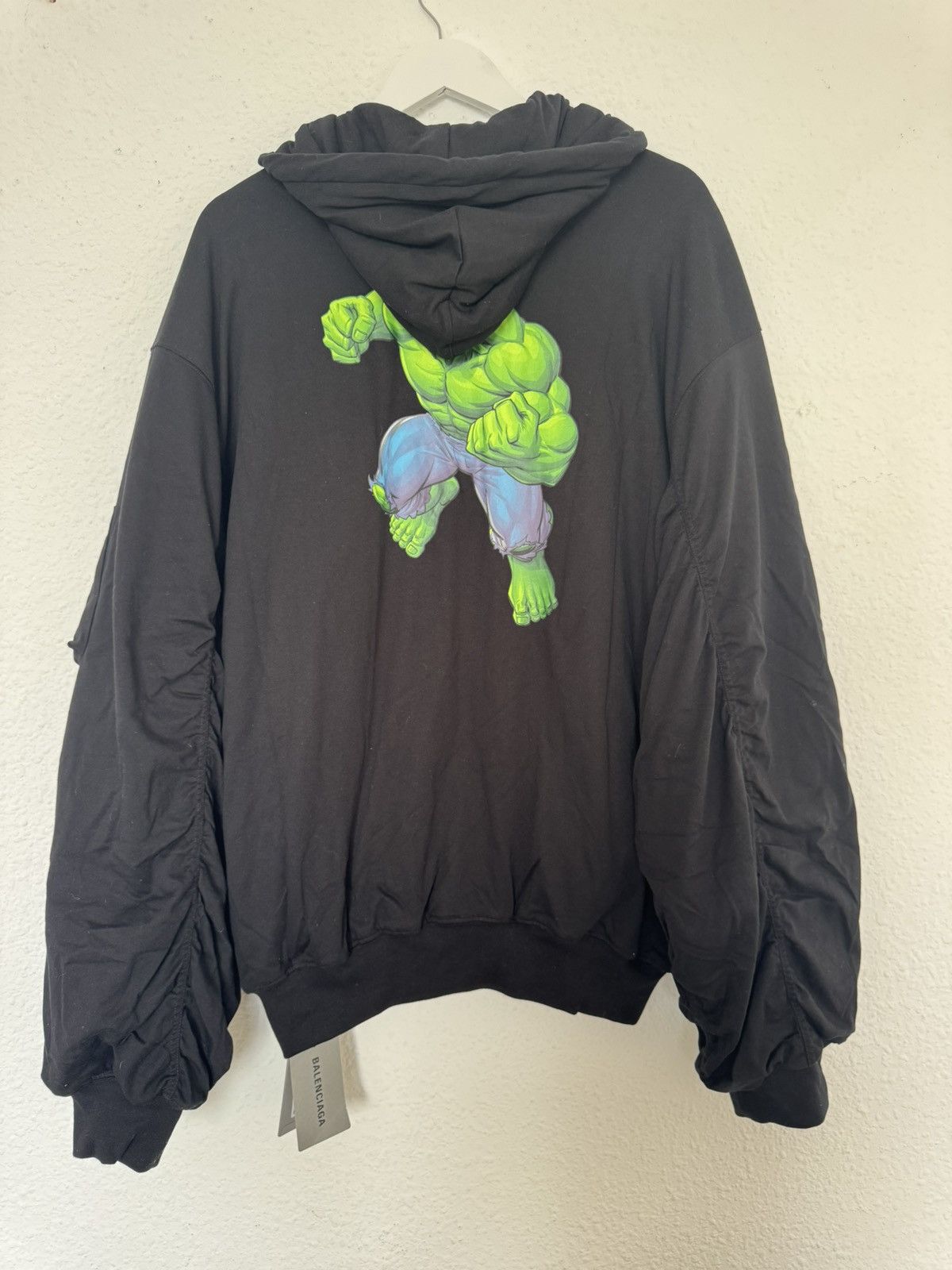 Balenciaga Balenciaga x Marvel Padded Bomber Hoodie Size US XS / EU 42 / 0 - 7 Thumbnail