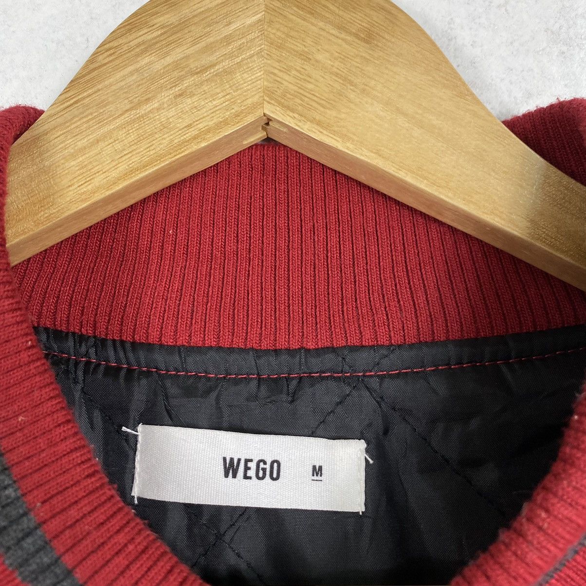 Japanese Brand Wego T-Court varsity wool jacket Size US M / EU 48-50 / 2 - 11 Thumbnail
