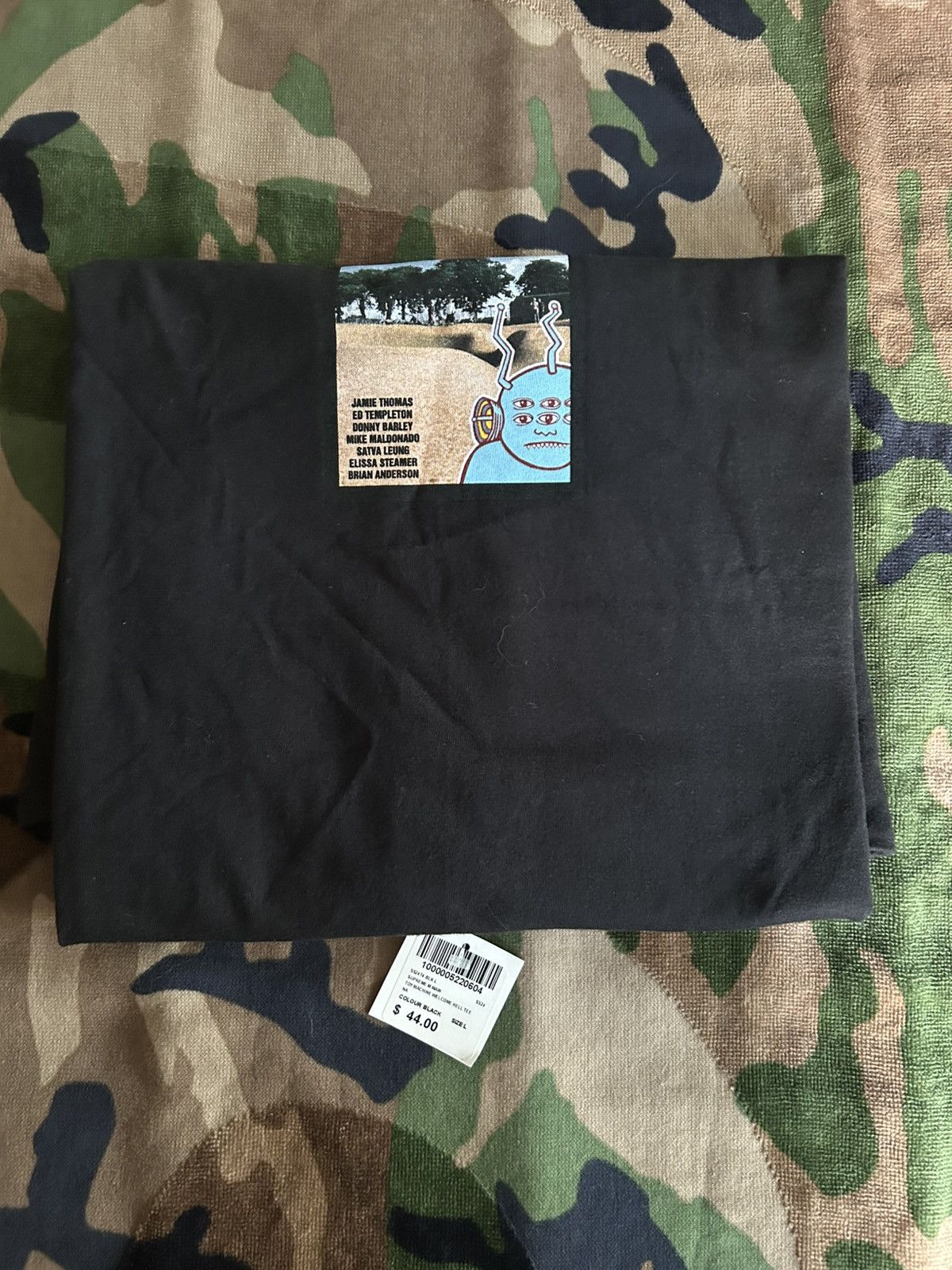 Supreme × Toy Machine Supreme Toy Machine Welcome To Hell Tee Black Large SS24 Size US L / EU 52-54 / 3 - 9 Thumbnail
