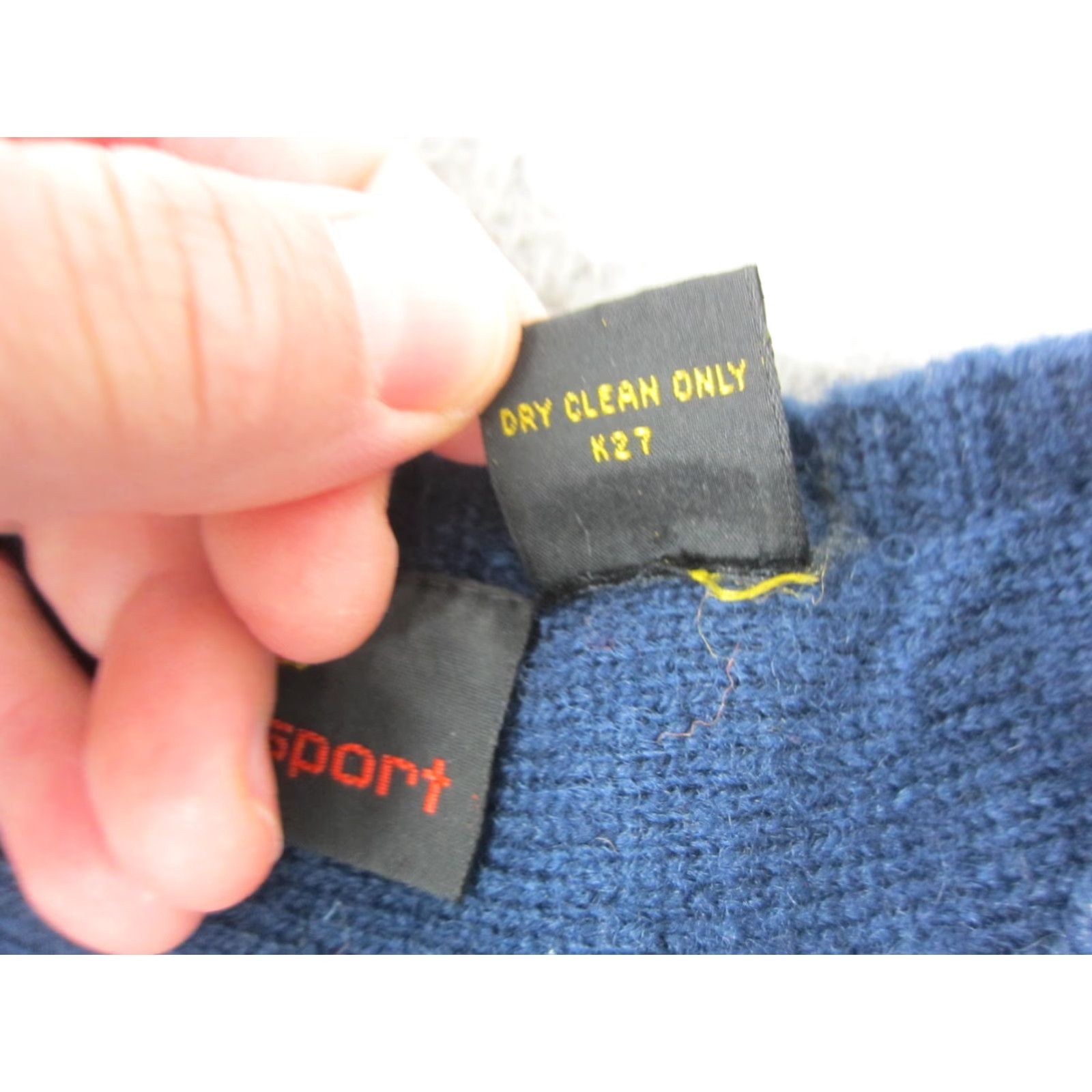 Vintage VINTAGE Lizsport Cardigan Women's M Blue Wool Knit 80s Button Up Sweater Cardigan 90s City Classic Mens Womens Boys Girls Size M / US 6-8 / IT 42-44 - 5 Thumbnail