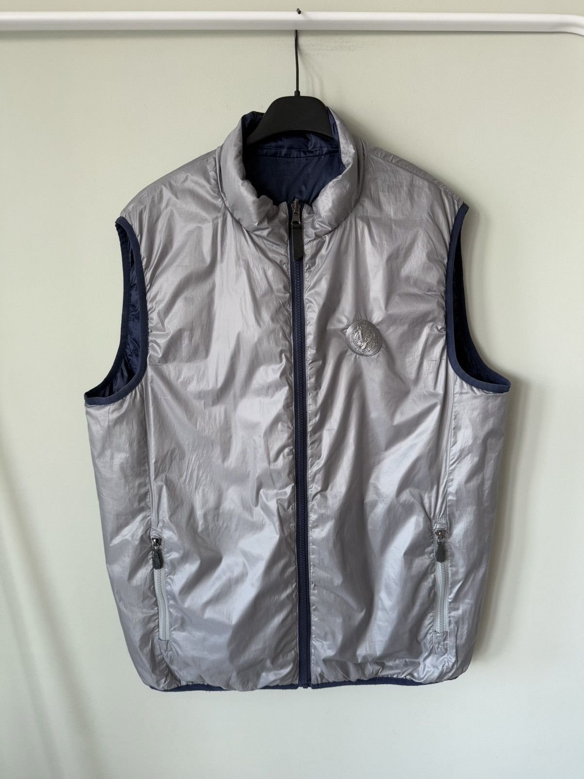 Versace Versace Jeans Couture Reversible down vest Size US XL / EU 56 / 4 - 1 Thumbnail