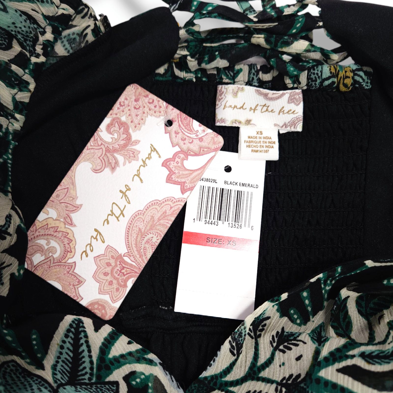 Other NWT B.O.G. Band of the Free Maisie Floral Dress Sz. XS [2] Size XS / US 0-2 / IT 36-38 - 8 Thumbnail