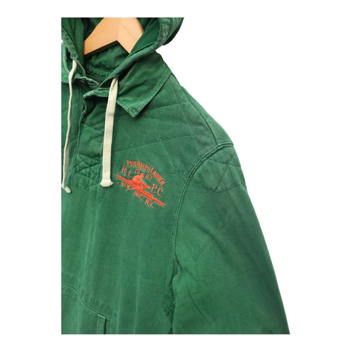 Polo Ralph Lauren Vintage Polo Ralph Lauren Kayak Rugby Shirt Hoodie Size US M / EU 48-50 / 2 - 4 Thumbnail