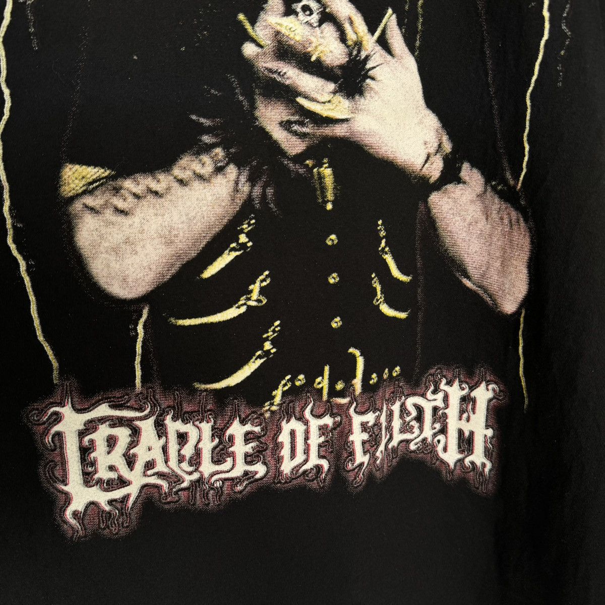 Band Tees Vintage 2000 Cradle Of Filth Dani Filth Euro T Shirt Size US L / EU 52-54 / 3 - 5 Thumbnail