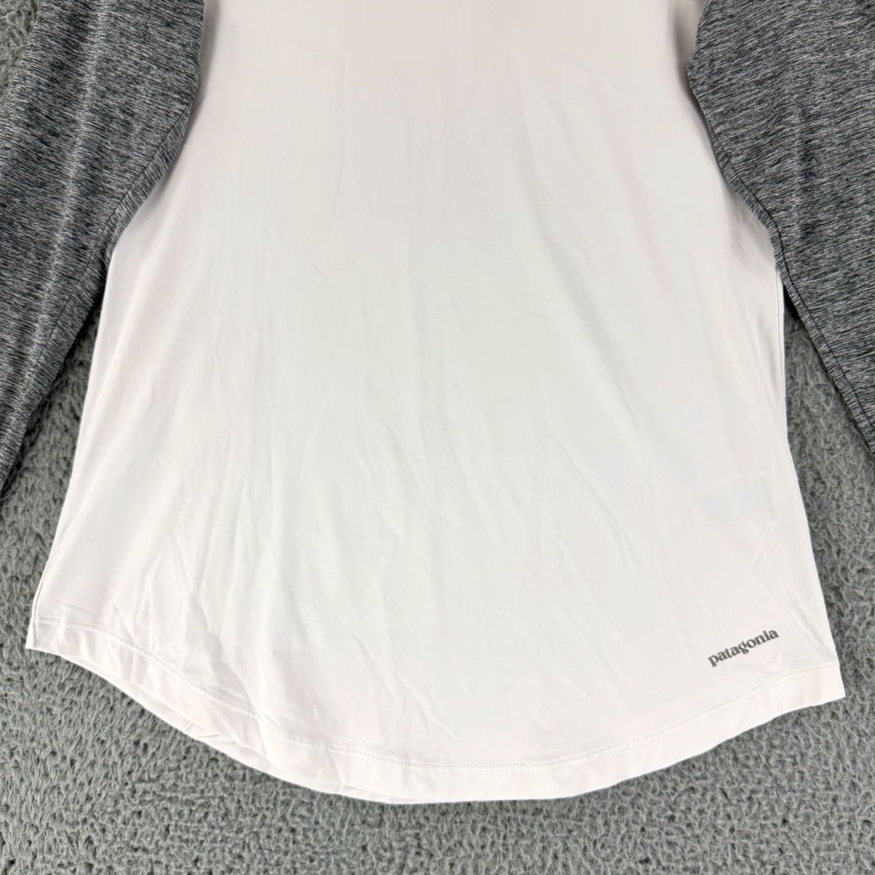 Patagonia Patagonia Shirt Womens M White Gray Long Sleeve 50+ UPF Hike Vintage? Size M / US 6-8 / IT 42-44 - 4 Thumbnail