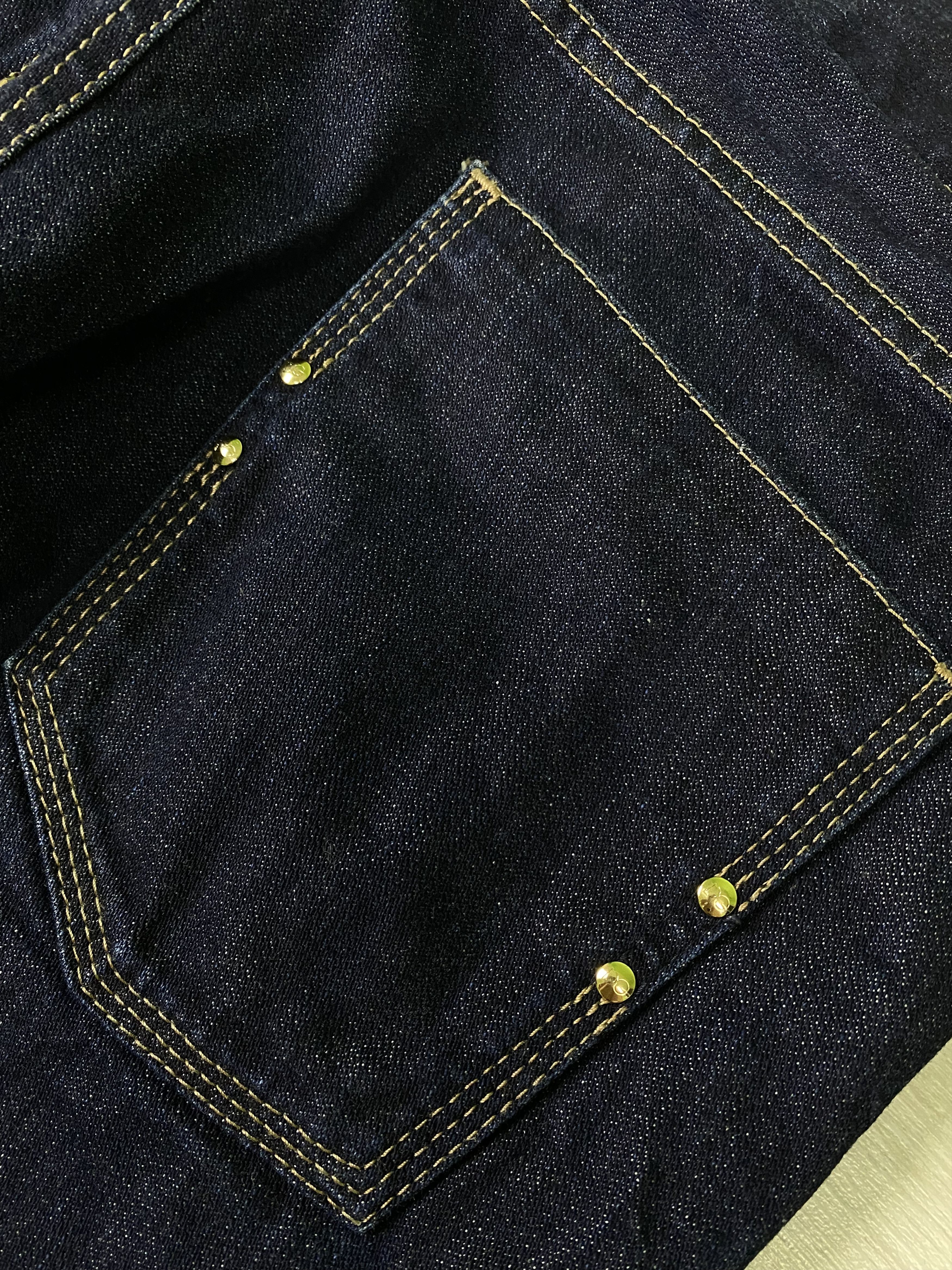 Dolce & Gabbana Rare Dolce & Gabbana 14 gold stright jeans size 48 Size US 32 / EU 48 - 10 Thumbnail
