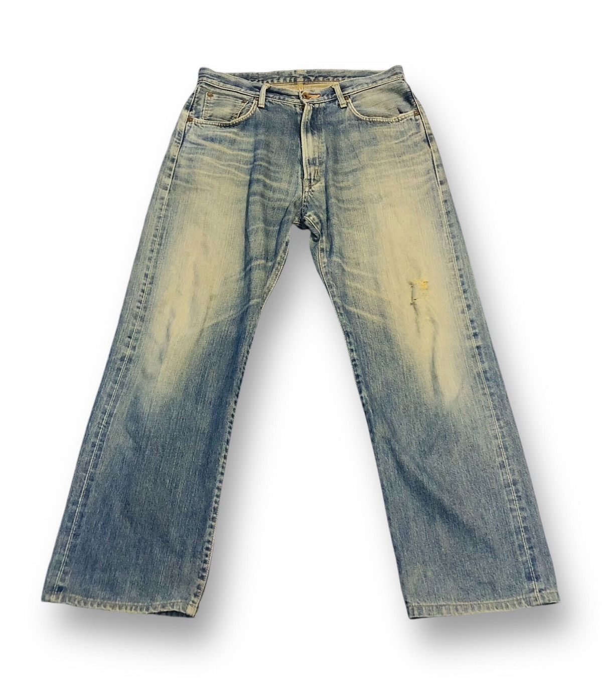 Edwin × Japanese Brand Edwin Distressed Jeans (1) Size US 34 / EU 50 - 1 Thumbnail