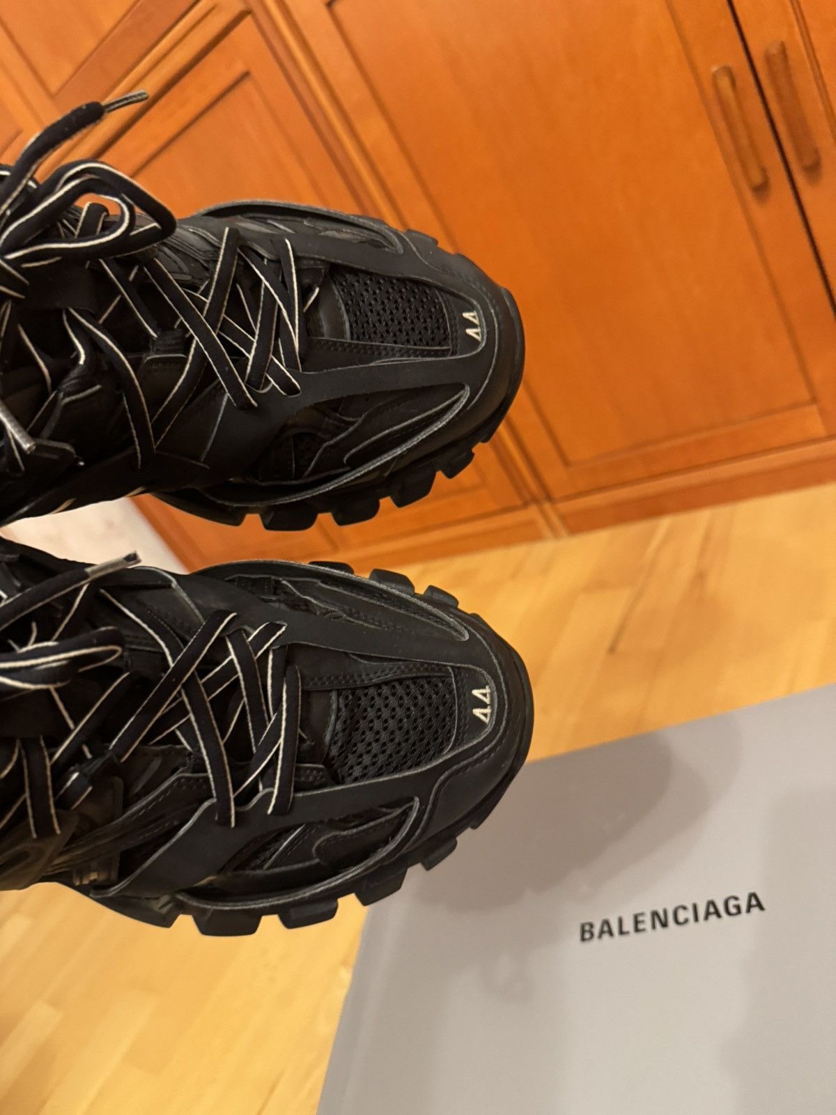 Balenciaga Balenciaga Track Triple Black Size US 11 / EU 44 - 11 Thumbnail