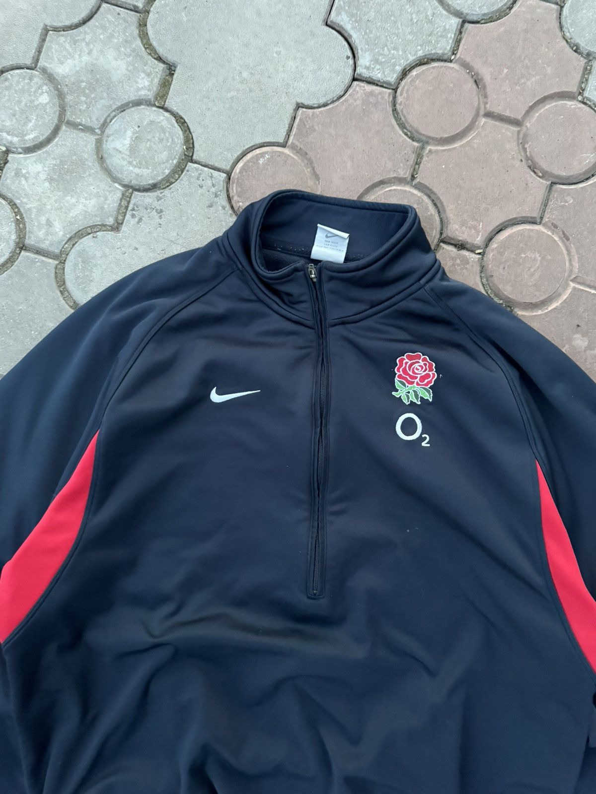 Nike × Vintage Vintage Nike England League Soccer Sweatshirt Y2K Size US L / EU 52-54 / 3 - 2 Thumbnail