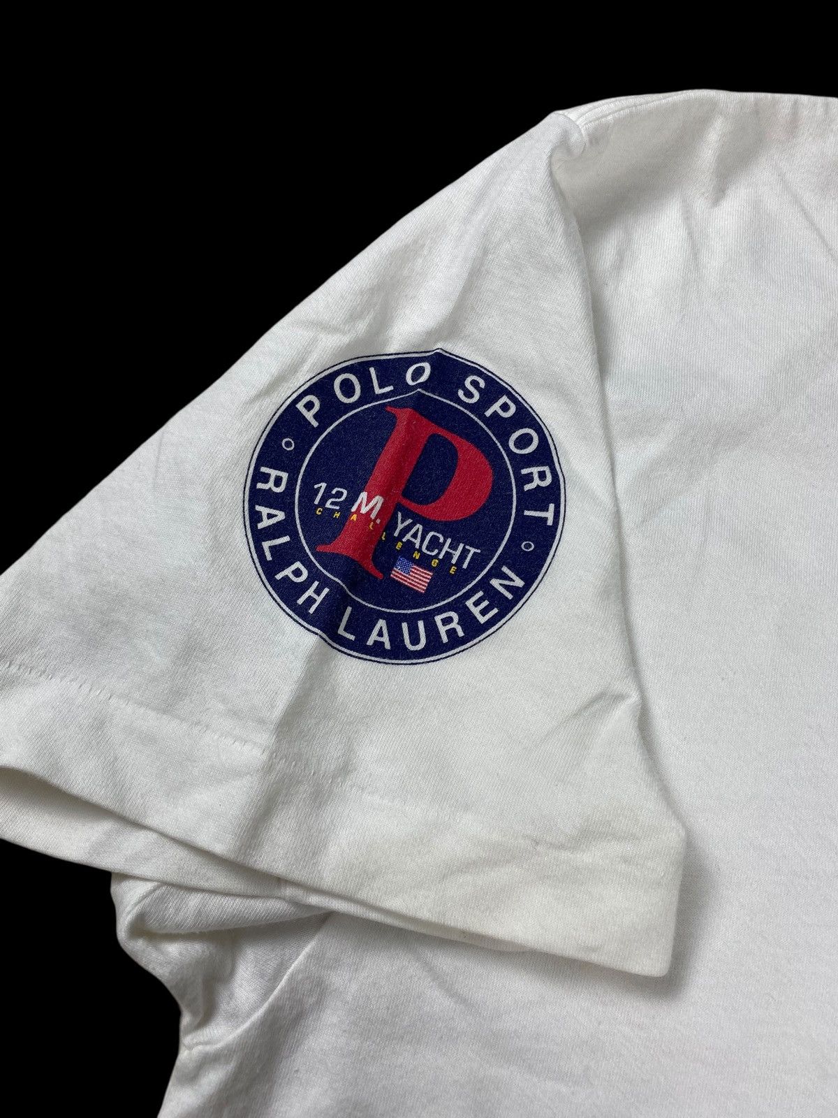 Polo Ralph Lauren Vintage Polo Sport 12M Yacht Tee Size US L / EU 52-54 / 3 - 5 Thumbnail