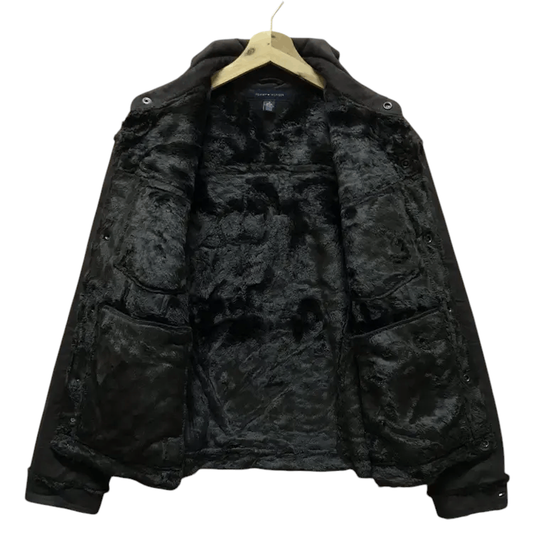 Tommy Hilfiger Vintage Tommy Hilfiger Fleece Linen Retro Jackets Size US M / EU 48-50 / 2 - 2 Thumbnail