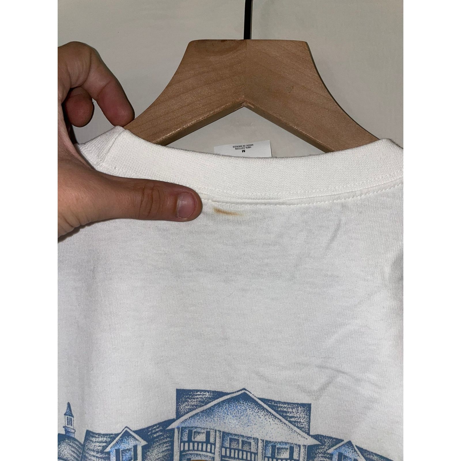Jerzees Vintage Dallas Texas Shirt Southfork Ranch Western White Tee Size US M / EU 48-50 / 2 - 4 Thumbnail