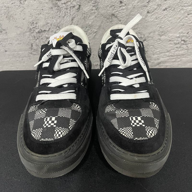 Louis Vuitton Louis Vuitton Ollie Black Low-Top Sneakers - Size US 9.5 / EU 42-43 - 2 Thumbnail