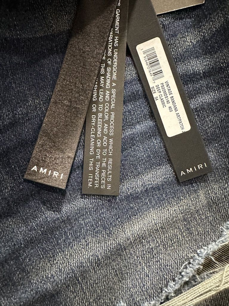 Amiri bandana art patch jeans Size US 34 / EU 50 - 9 Thumbnail