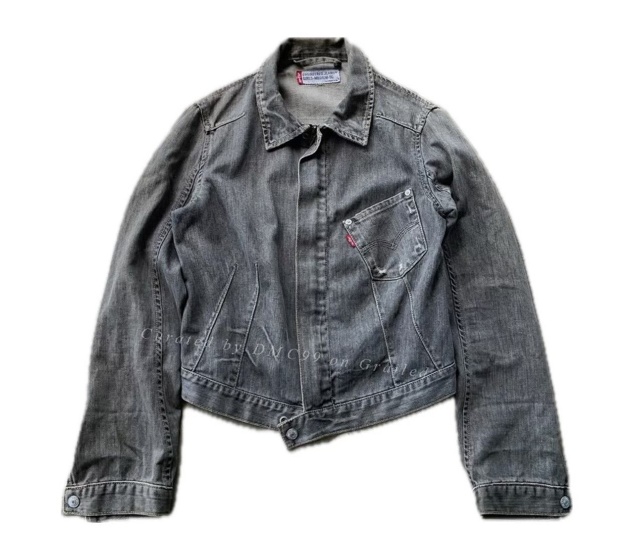 Vintage Vintage 2000s Levi's Engineered Black Jacket Size M / US 6-8 / IT 42-44 - 1 Thumbnail
