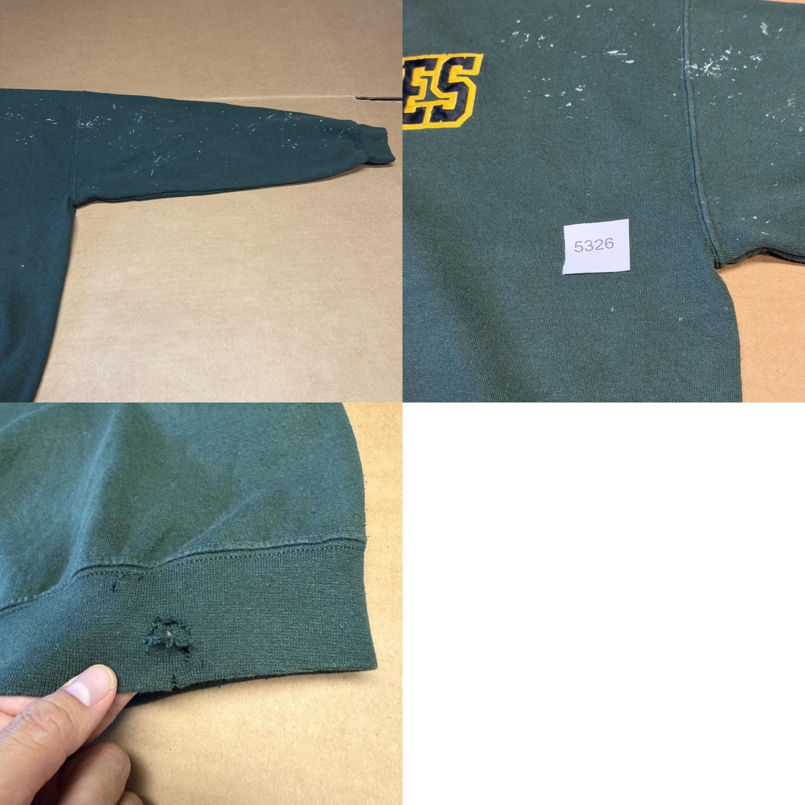 Gildan Gildan Heavy Blend Sweatshirt Mens XL Green Maranatha 2021 MCA Eagles Graphic Crew Neck Pullover Fleece Size US XL / EU 56 / 4 - 10 Thumbnail