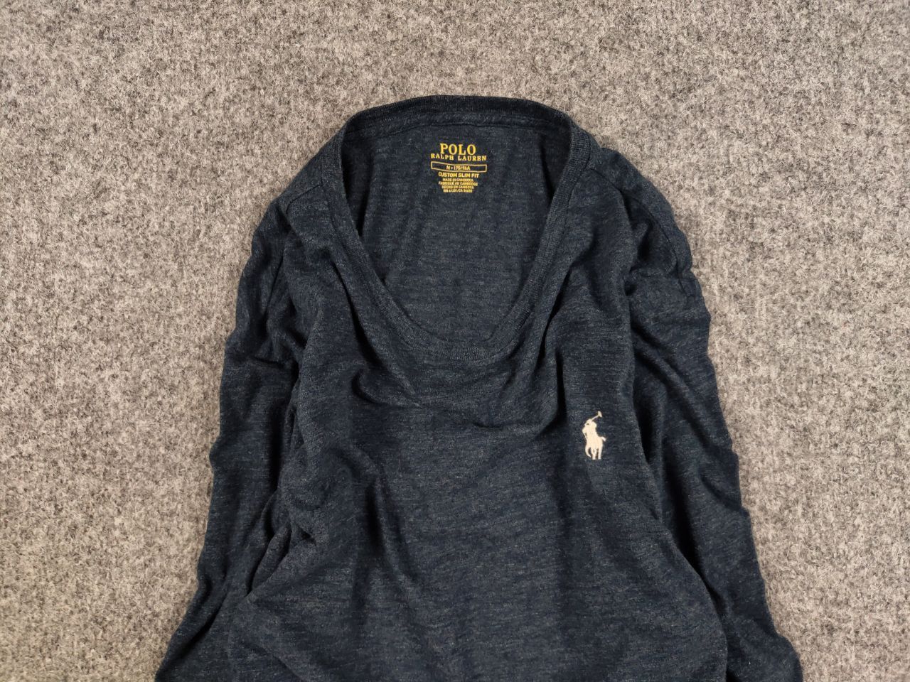 Polo Ralph Lauren Polo Ralph Lauren light long sleeve Dark Blue logo t shirt Size US M / EU 48-50 / 2 - 4 Thumbnail