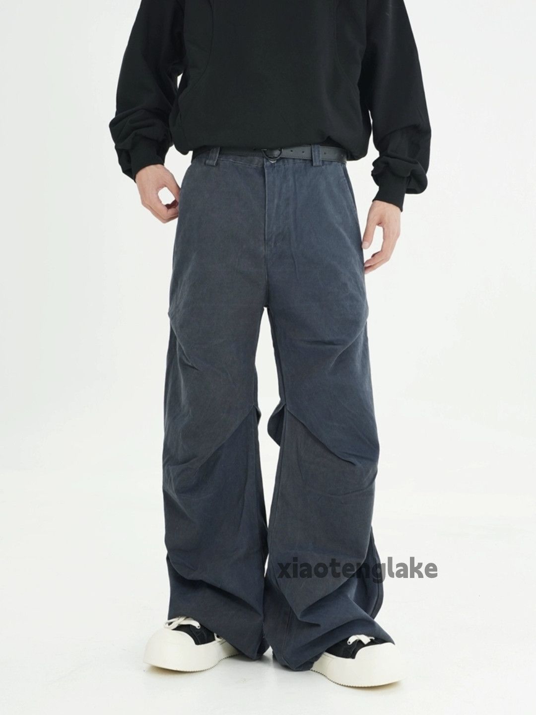 Designer × Japanese Brand × Vintage Utility skate hiphop loose pleated work baggy cargo pants Size US 32 / EU 48 - 2 Thumbnail