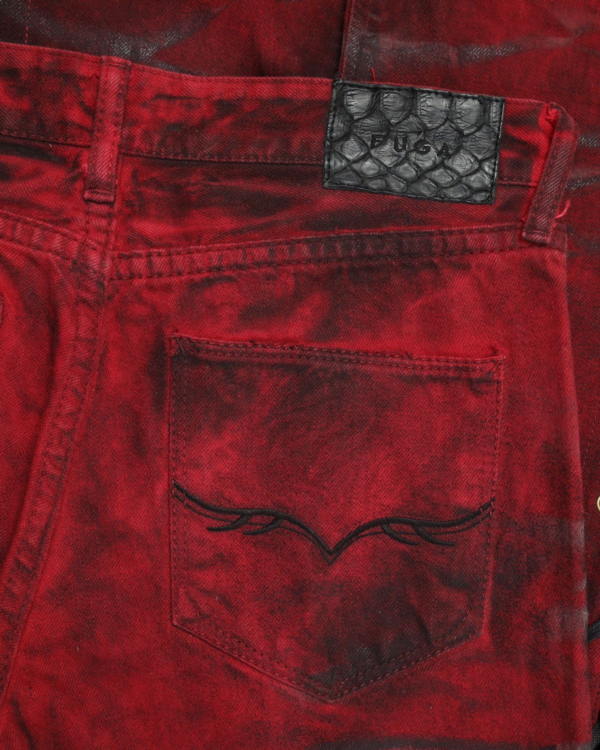 14th Addiction FUGA waxed clawmark flare jeans Size US 28 / EU 44 - 5 Thumbnail