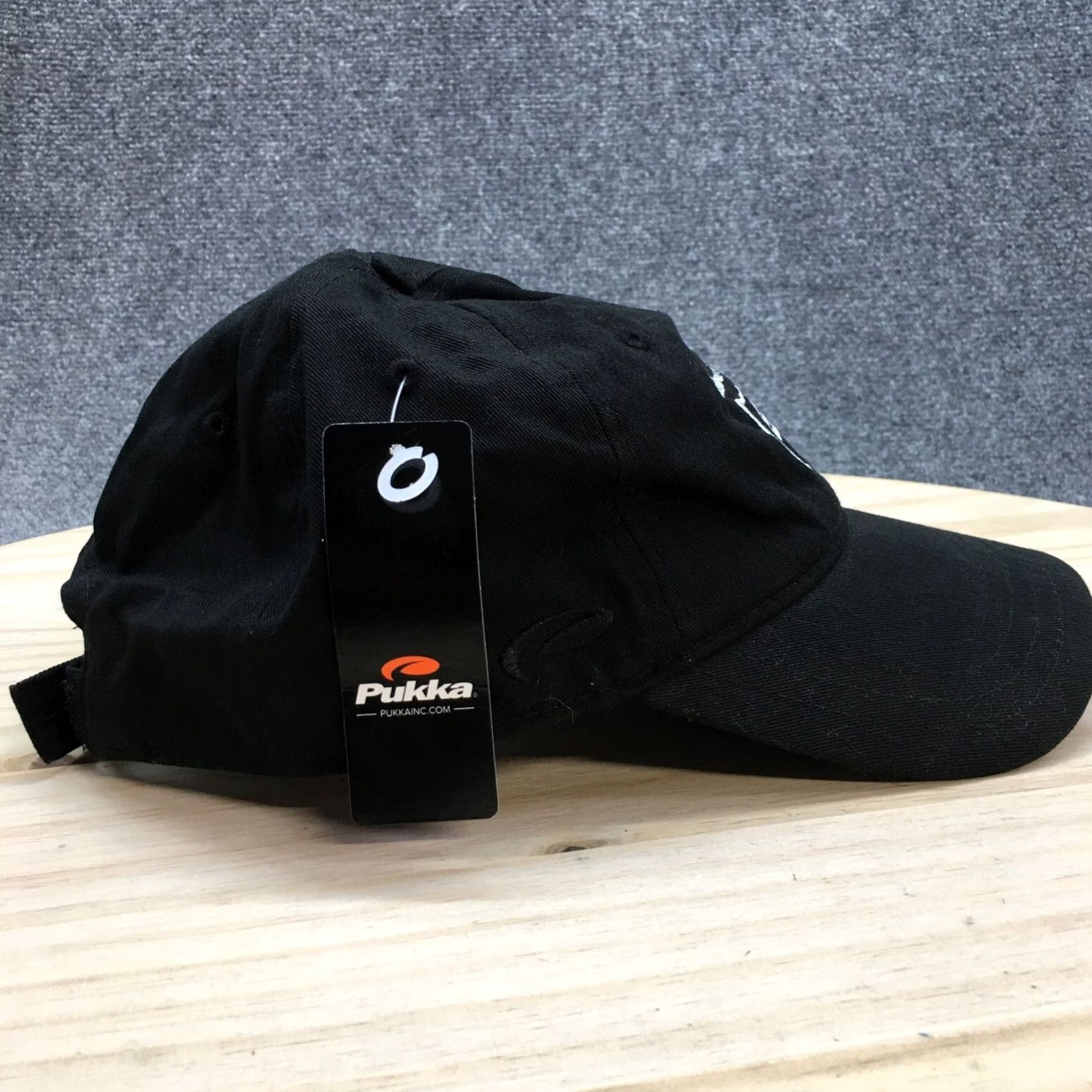 Logo 7 Pukka Edinburgh USA Baseball Cap Hat Mens One Size Black Embroidered Logo NEW Size ONE SIZE - 5 Thumbnail